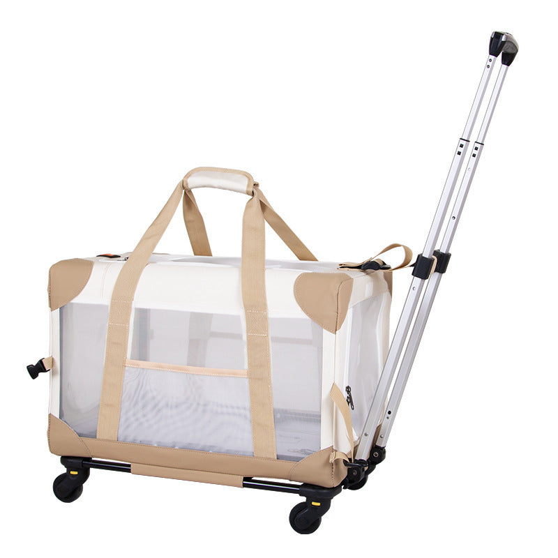 Portable Car Pet Trolley Bag