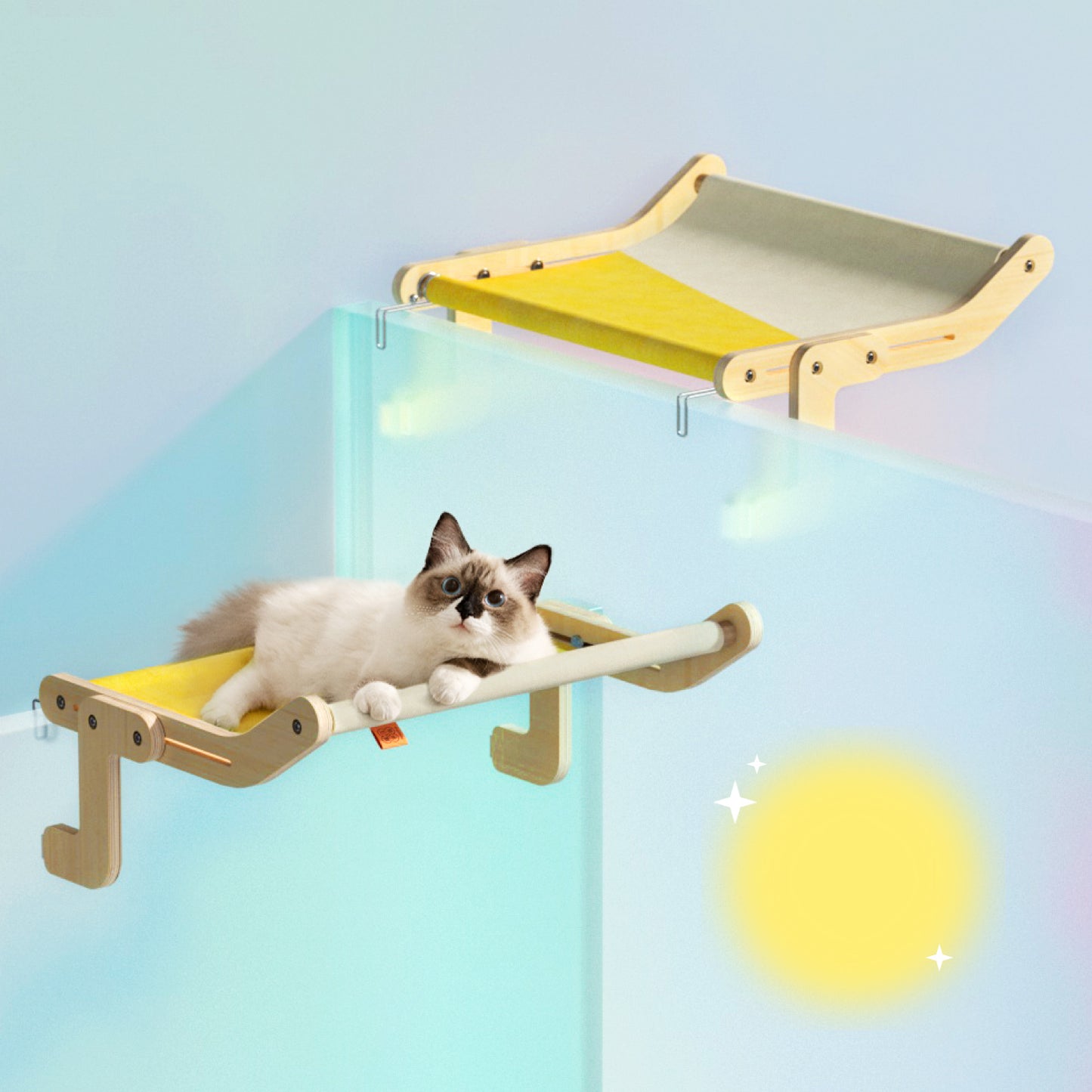 Mewoofun Pet Cat Window Perch