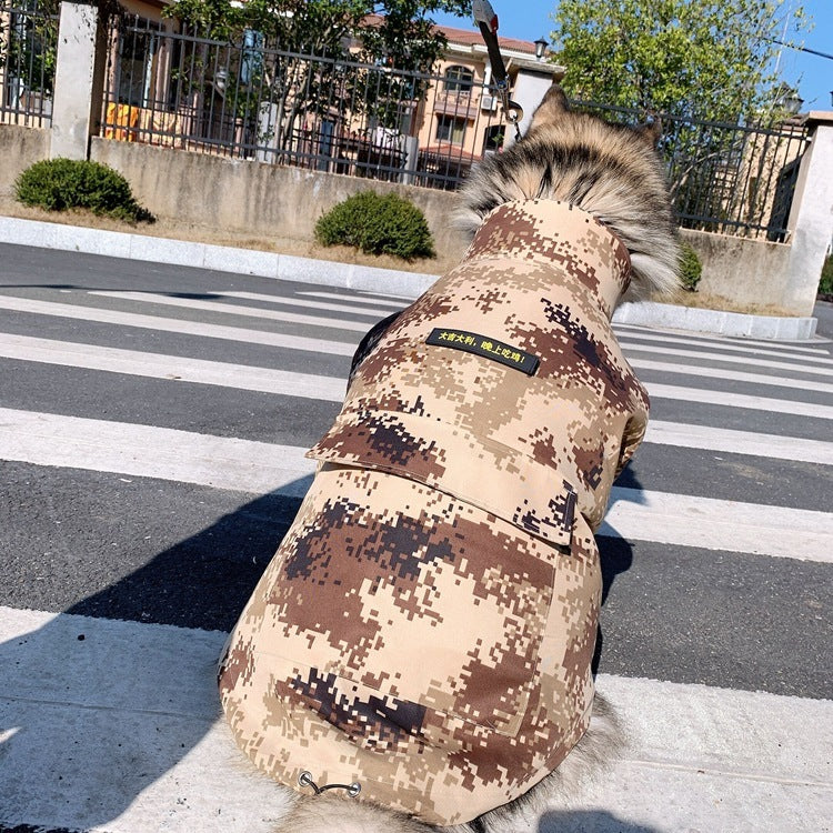 Pet custom outdoor camouflage clothing