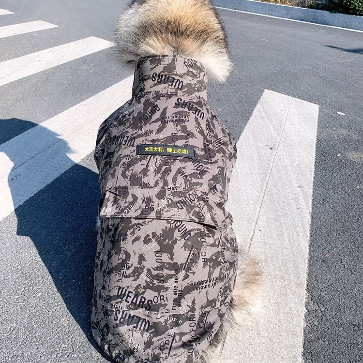 Pet custom outdoor camouflage clothing