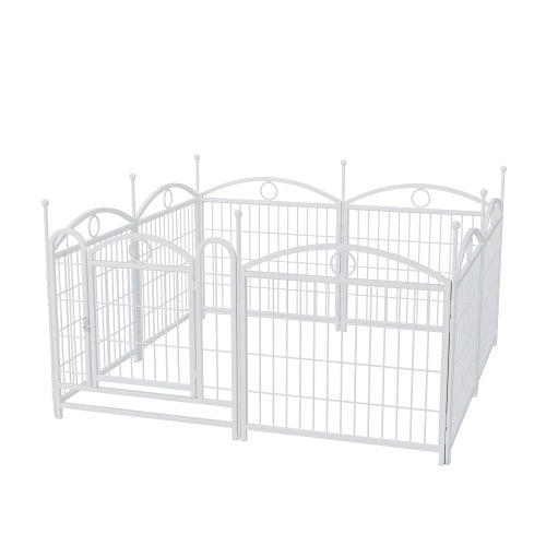 24 Inch 8 Panel Metal Dog Playpen