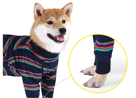 Fully Enclosed High Elastic Four-legged Dog Pajamas