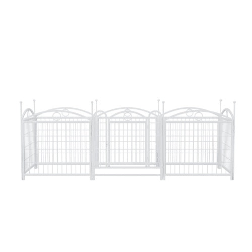 24 Inch 8 Panel Metal Dog Playpen