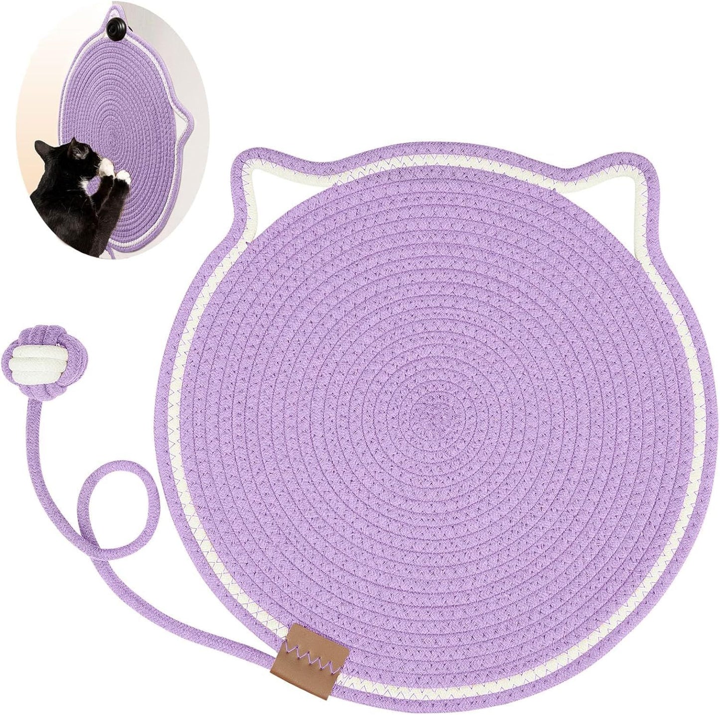 Braided Cotton Rope Cat Mat