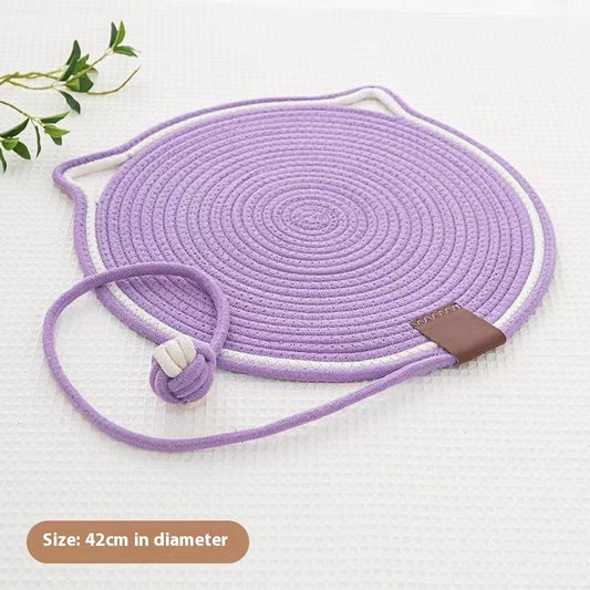 Braided Cotton Rope Cat Mat