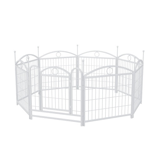 24 Inch 8 Panel Metal Dog Playpen