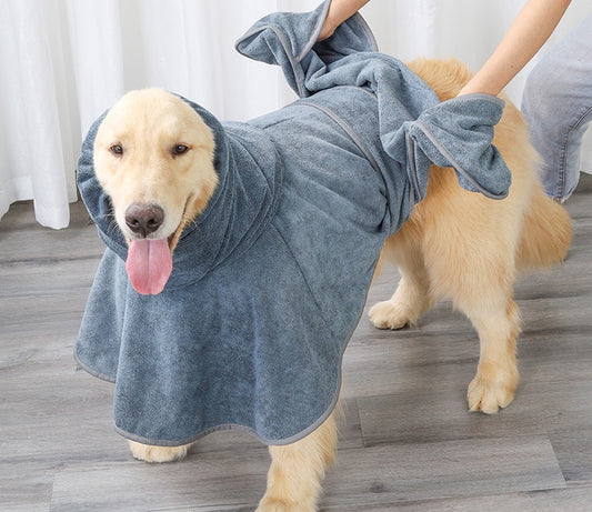 Pet Bathrobe Cotton Dog Towel