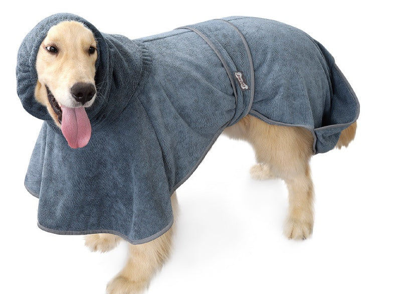 Pet Bathrobe Cotton Dog Towel