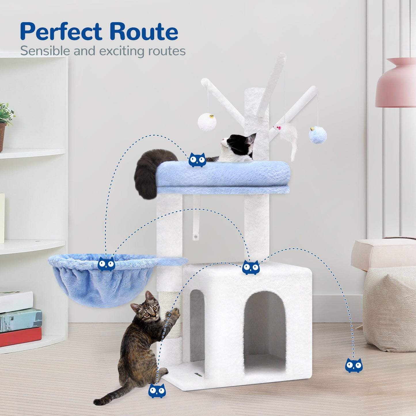 39 Inch Cat Climbing Frame