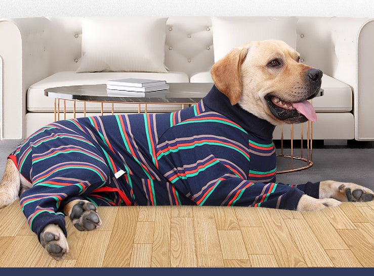 Fully Enclosed High Elastic Four-legged Dog Pajamas