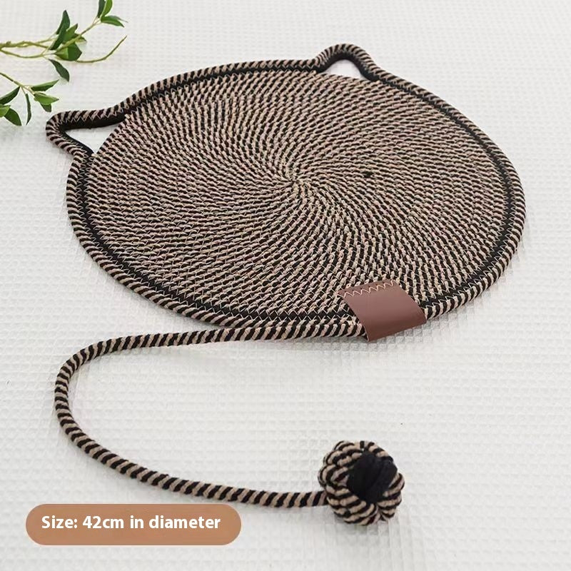 Braided Cotton Rope Cat Mat